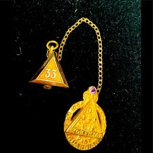 Freemasonry and Job’s Daughters jewelry bundle